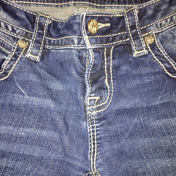 Miss Me Jeans Sz 27 27.5x32 embroidery embellished - Picture 6 of 11